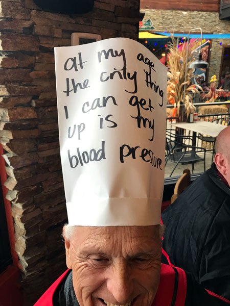 old age paper hat