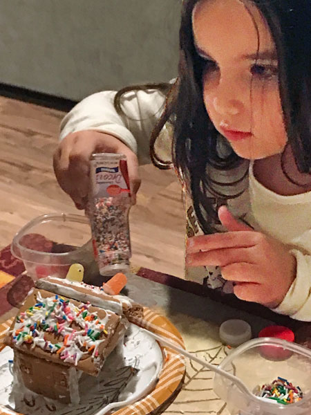 making a Gingerbread house