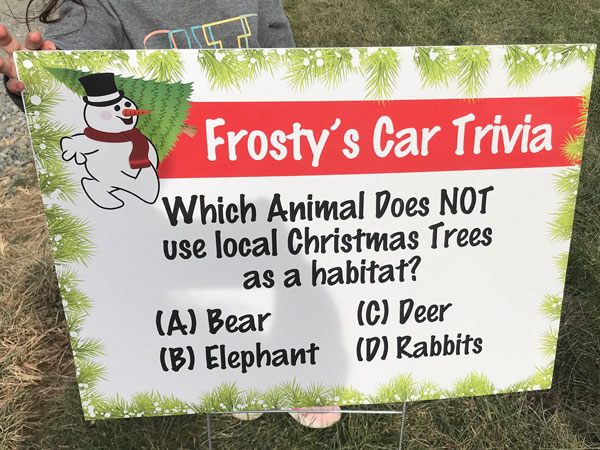 Frosty's car Trivia