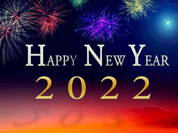 2022 Happy New Year clipart
