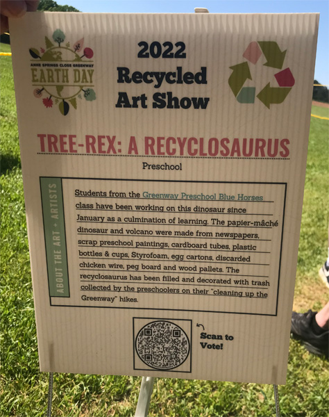 sign; Tree-Rex