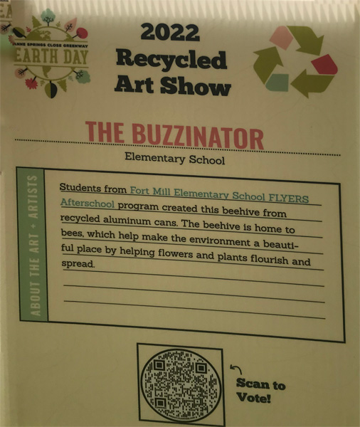 sign for The Buzzinator