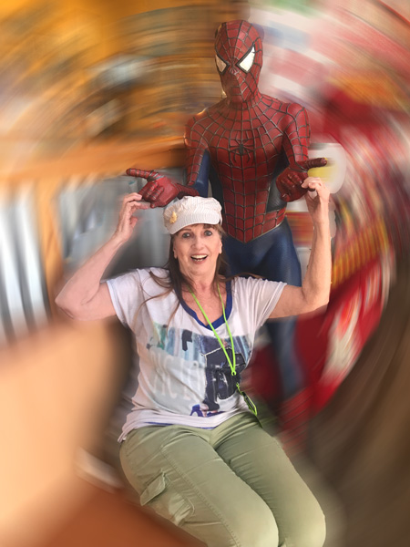 Karen Duquette and Spiderman