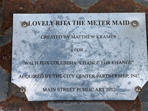 Lovely Rita the Meter Maid sign