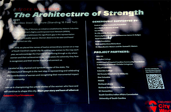 sign for The Architecture of Strength sign