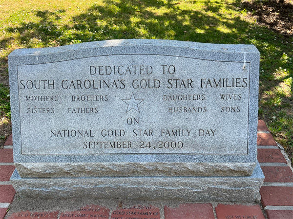 SC Gold Star Families Monument