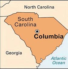 SC map showing location of Columbia