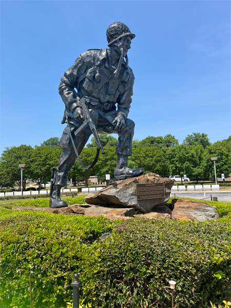 IRON MIKE statue
