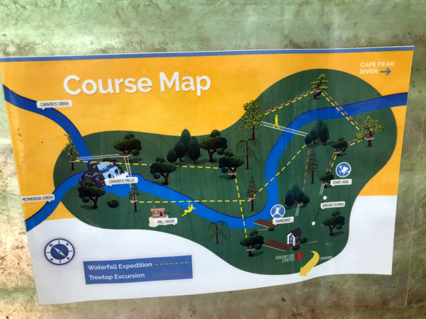 ZipQuest  course map