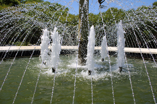 DPU Centennial Park fountain