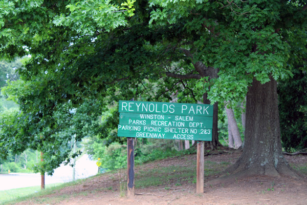 Reynolds Park sign