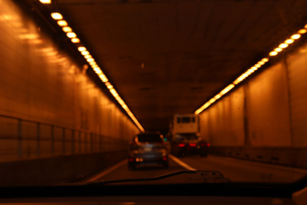 inside Big Walker Mountain Tunnel 