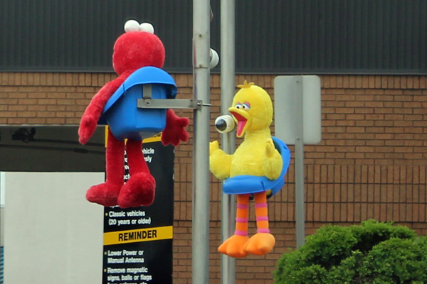 Ernie and Big Bird