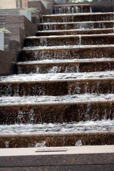water stairs
