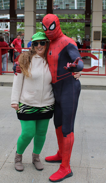 Karen Duquette and Spiderman