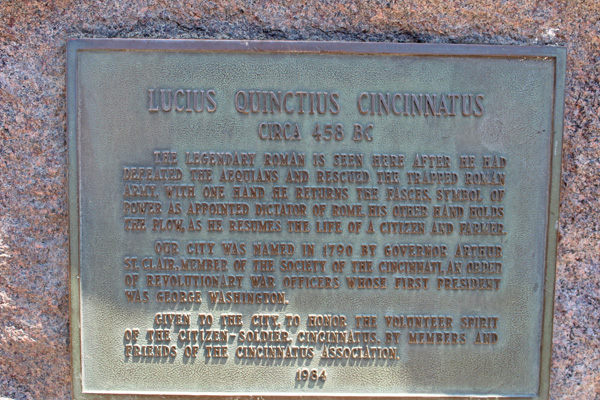 Lucius Quinctius Cincinnatu sign