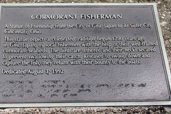 cormorant fisherman plaque