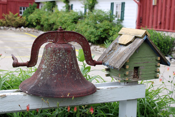 bell and bird house
