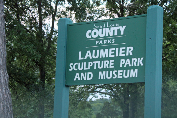 Laumeier Sculputre Park sign
