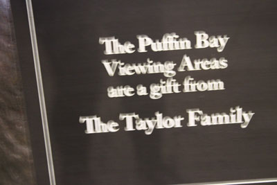 Puffin Bay sign