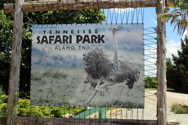 Tennessee Safari Park Sign