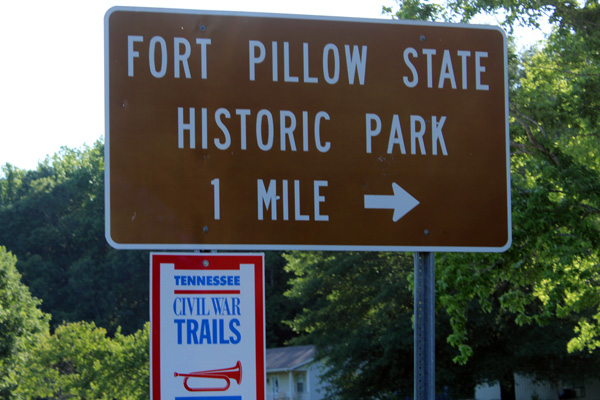 Fort PIllow State Park sign