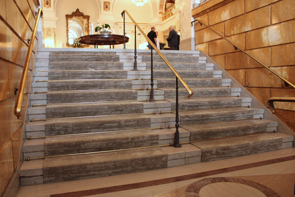 Hermitage Hotel staircase
