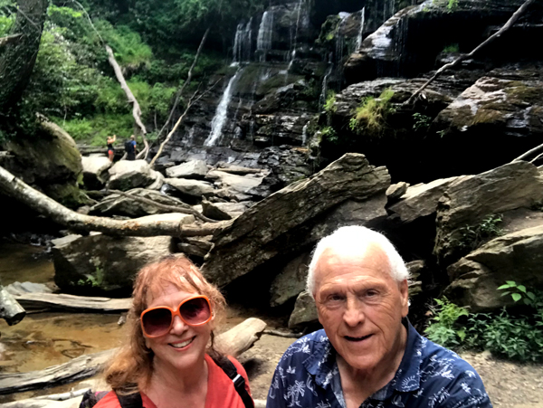 The two RV Gypsies at Yellow Branch Falls