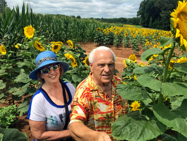 The two RV Gypsies in the Sunflower field