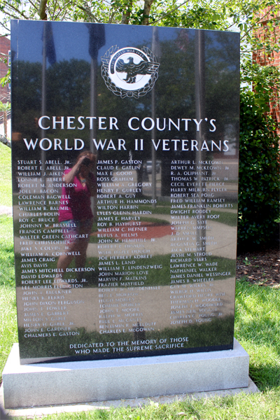 Chester County WWII Veteran  Memorial