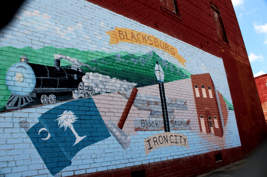 Blacksburg mural