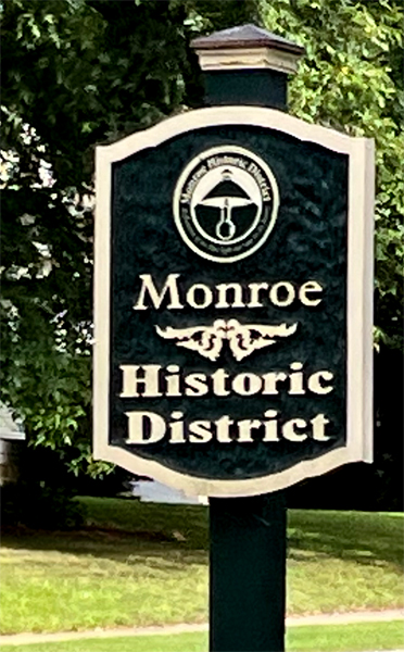 Monroe Historic District sign