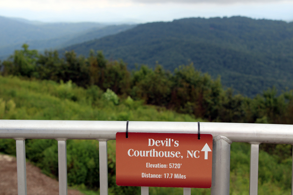 view of Devil's Courthouse NC