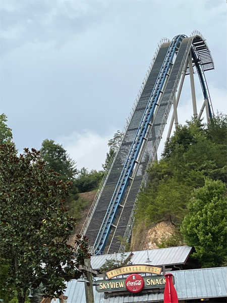 roller coaster at Dollywood