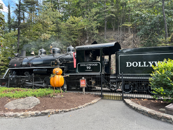 Dollywood Express train ride