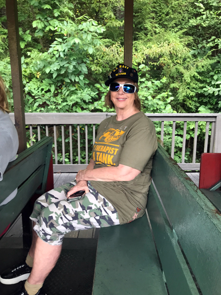 Karen Duquette on the Dollywood train 
