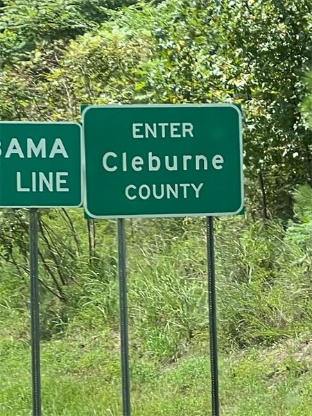 enter Cleburne County Alabama