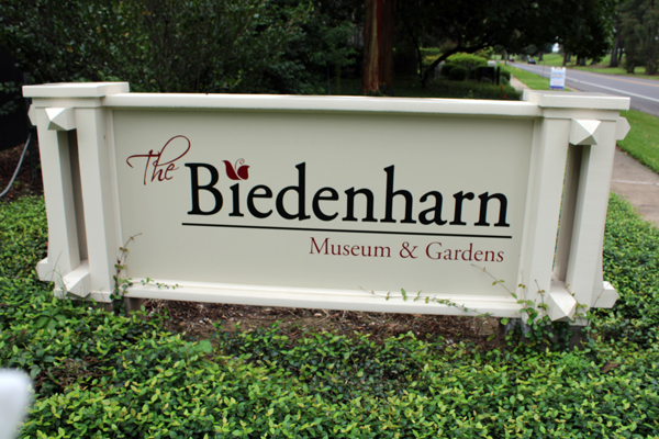 The Biedenharn Museum sign