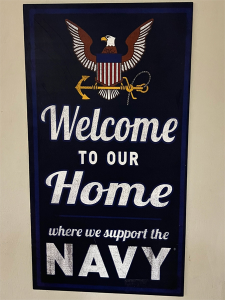 Welcome to our home flag - Navy