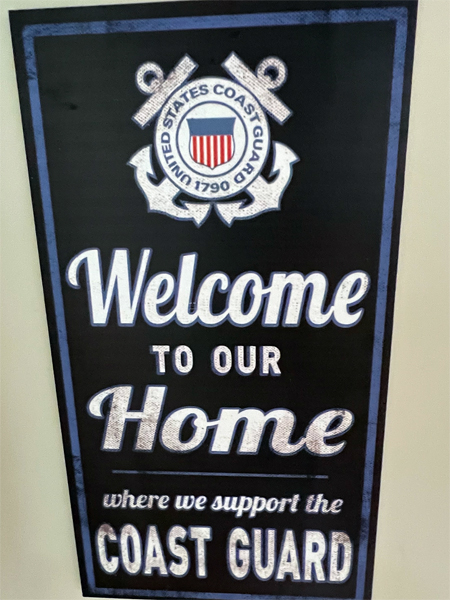 Welcome to our home flag  0=- Cast Guard