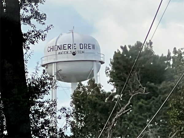 Cheniere drew water system tower
