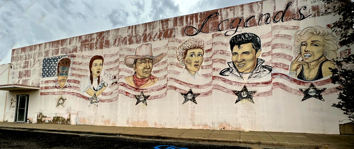 mural of American Legends