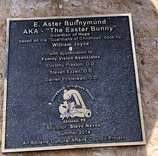 E. Aster Bunnymund sign