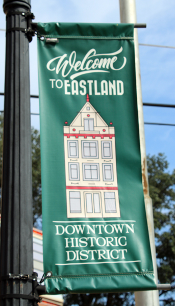 Welcome To Downtown Eastland flag