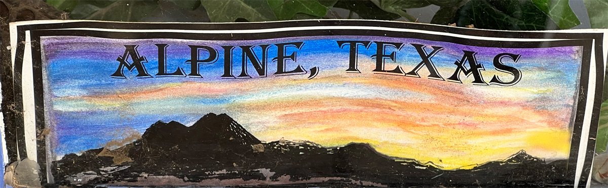 Alpine Texas mural