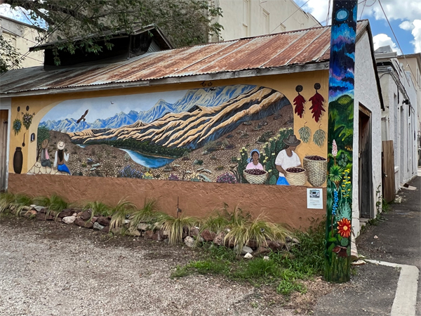 mural on a building