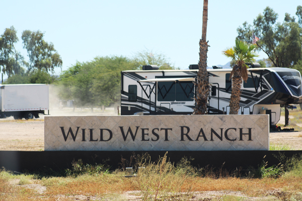 Wild West Ranch sign
