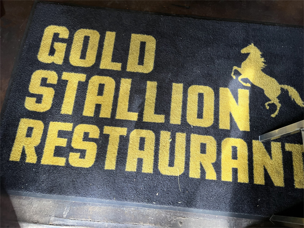 Gold Stallion Restaurant sign
