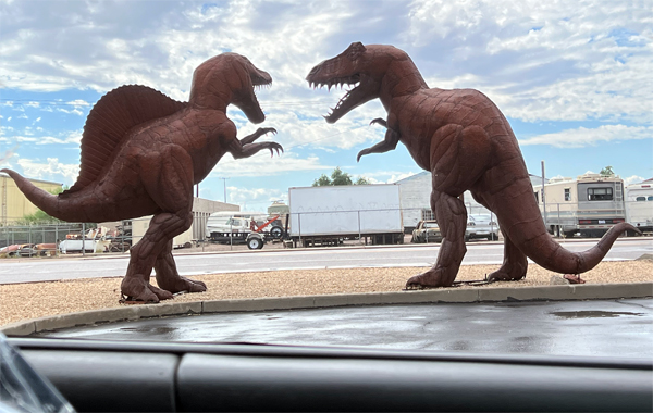 dinosaurs in Gila Bend Arizona