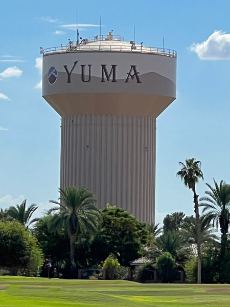 Yuma water tower